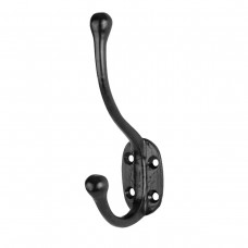 Hat & Coat Hook Black