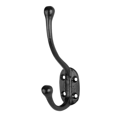Hat & Coat Hook Black