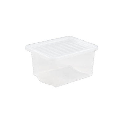 CRYSTAL 35L BOX/LID CLEAR