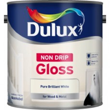 Dulux Non Drip Gloss PBW 2.5Ltr