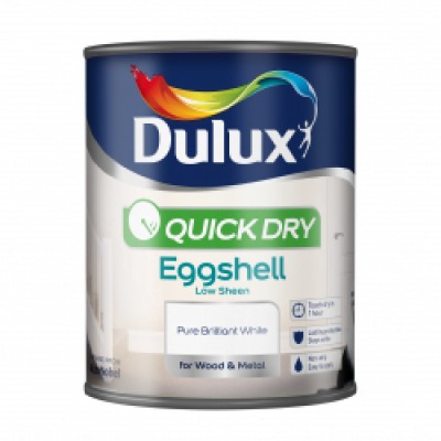 Dulux Eggshell QD PBW 2.5Ltr