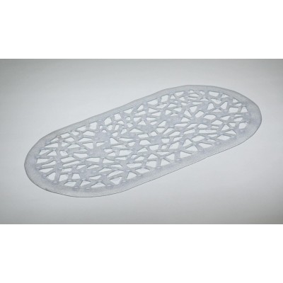 Bath Mat Clear Abstract 39x68cm