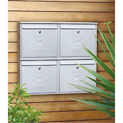 Elegance Post Box - White