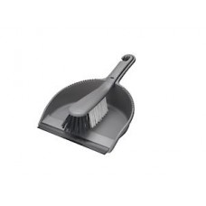 METALLIC DUSTPAN/BRUSH SET STIFF