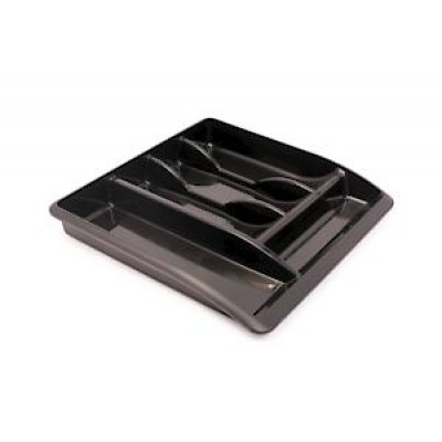 Soft Black Drawer Organiser