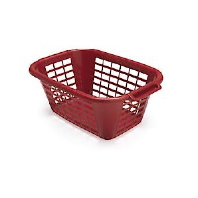 ADD RECT RED LAUNDRY BASKET
