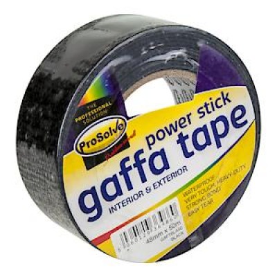 GAFFA TAPE 50X50M BLK