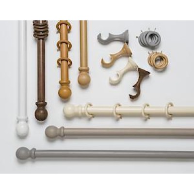 SFX WOOD CURT POLE 1.8M NATURAL D D89930