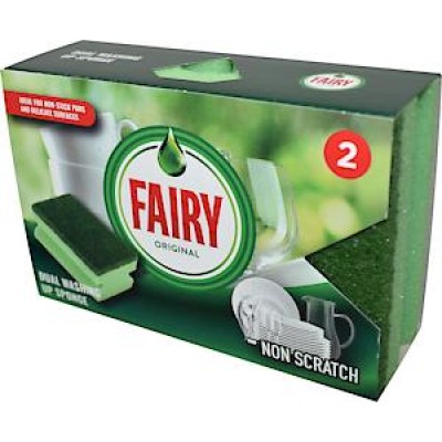FAIRY SPONGE SCOURER 2PK