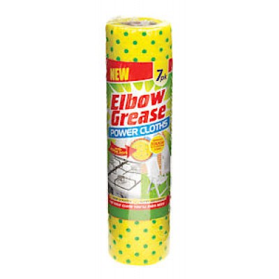 El Grease Power Cloths 7Pk