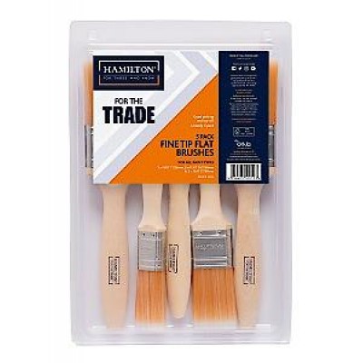HAMI FINE TIP FLAT BRUSHES 5PK D97662