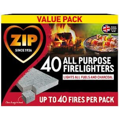 ZIP BLOCK FIRELIGHTERS 40S >PK16 D97867