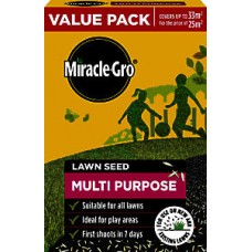 Miracle Gro Multi Purpose Lawn Seed 33m2 Value Pack