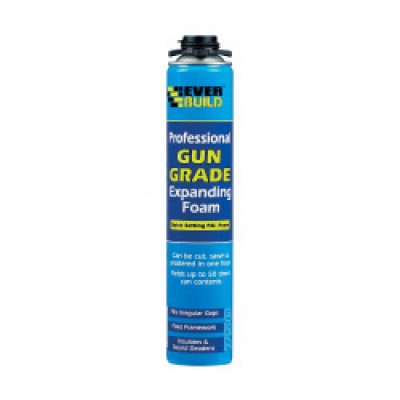 Everbuild Gun Grade Expanding Foam 750ML Everbuild Gun Grade Expanding Foam 750ML