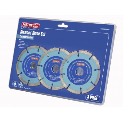 Contract Diamond Blade Set 3 piece