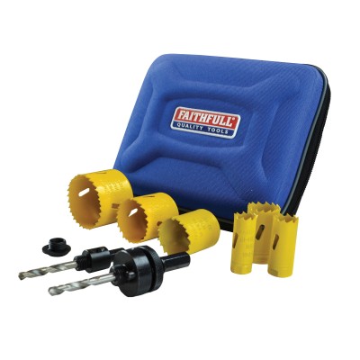 Holesaw Kit 9pc - Electricians