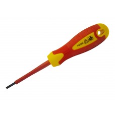 Soft Grip VDE Screwdriver Slotted 2.5 x 7