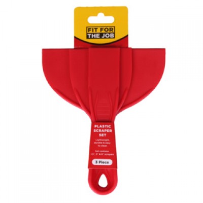 3pc Plastic Scraper Set