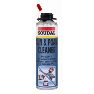 Soudal Gun & Foam Cleaner Colourless 500ml aerosol can