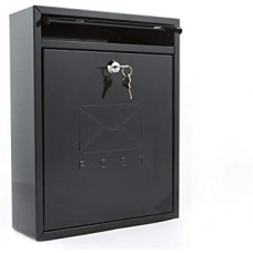Compact Post Box - Black