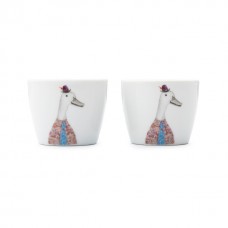 Tipperleyhill Porcelain Duck Egg Cup Set of 2, 5 x 4cm