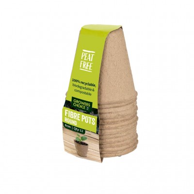 Round Peat Free Pots 12 x 8cm