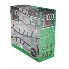 1000 Glow-Worm Lights - Jolly Holly