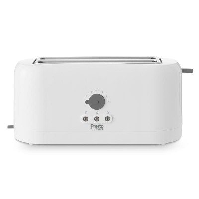 Presto Long Slot 4 Slice Toaster White