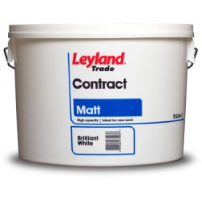 Leyland Trade Contract Matt 10L Brilliant White