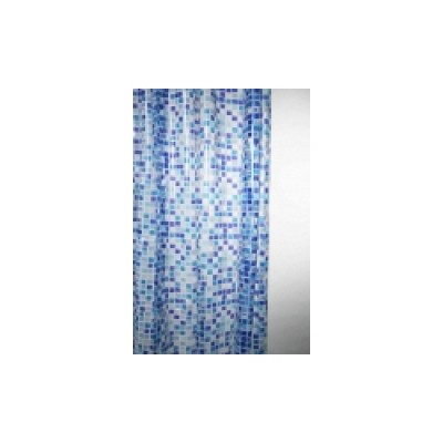 PEVA MOSAIC SHOWER CURTAIN 180X180CM