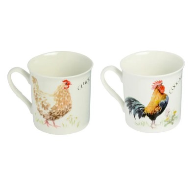 Pecking Order Mugs Set of 2