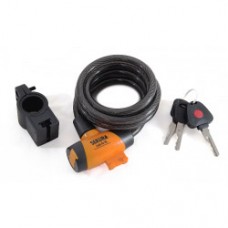 Sport Direct Cable Lock - Black 10mm x 185cm