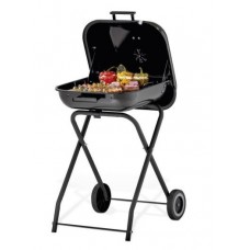 Portable Grill With Collapsible Legs