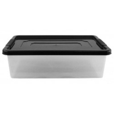 With Ebony Lid 32Lt Underbed Storage Box