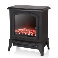 2KW Mable Compact Stove Fire Black